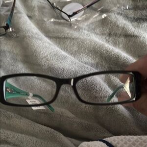 Rampage Black and Teal Women's Glasses